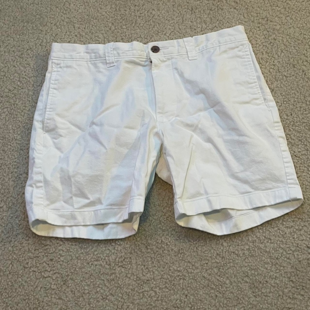 Classic White Men's Shorts